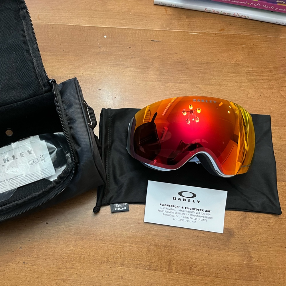 Brand new Oakley goggles.
